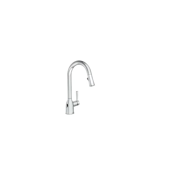 Adler One-Handle Low Arc Pulldown Kitchen Faucet in Chrome